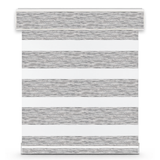 DL22033 Eclipse room-darkening zebra blind – silver