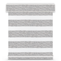 DL22033 Eclipse room-darkening zebra blind – silver