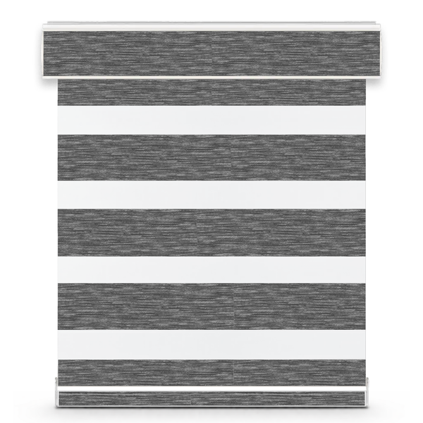 Eclipse room-darkening zebra shade