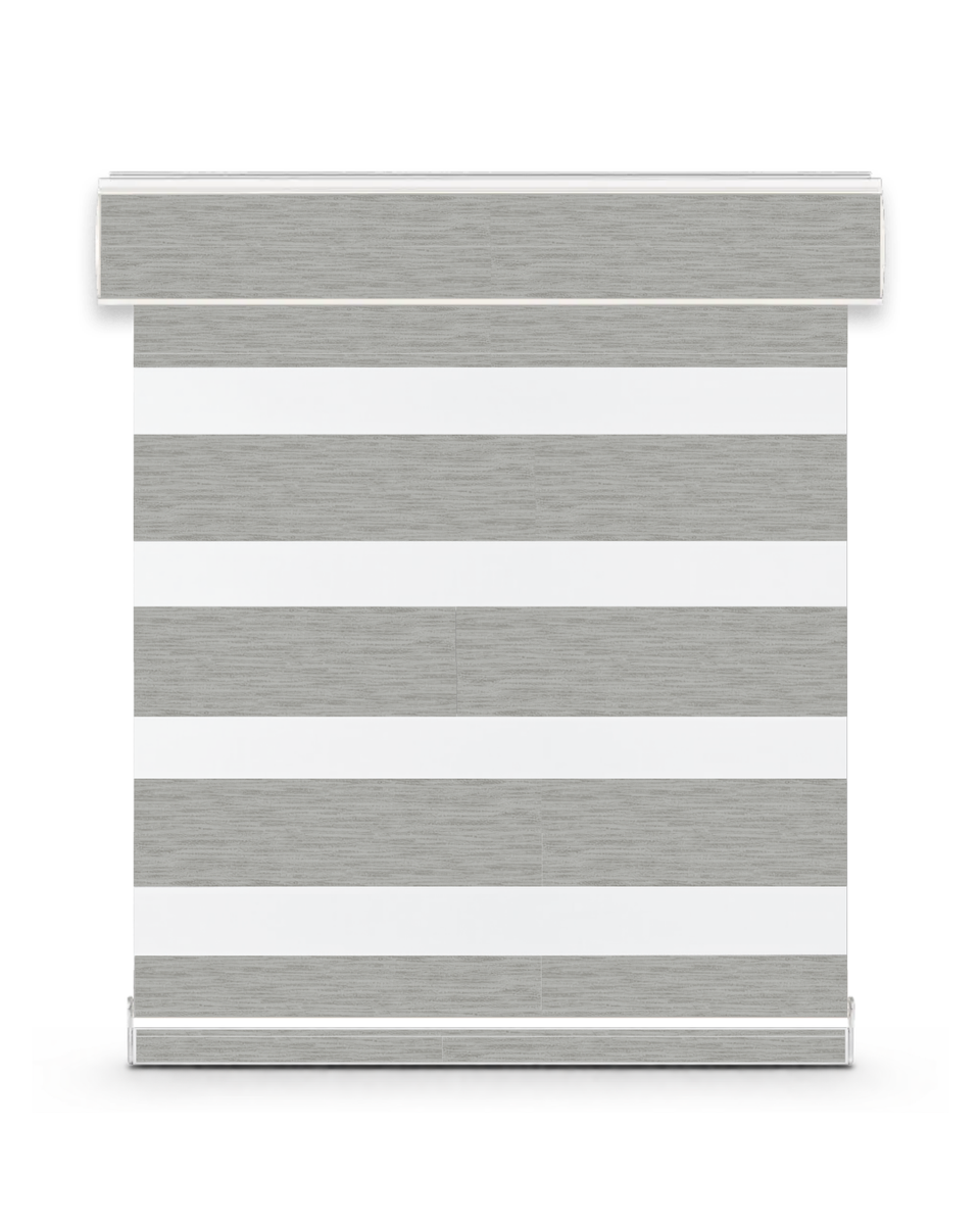 Eclipse room-darkening zebra shade
