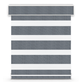 Velour room-darkening zebra shade