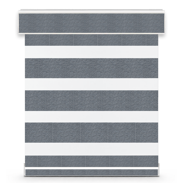 Velour room-darkening zebra shade