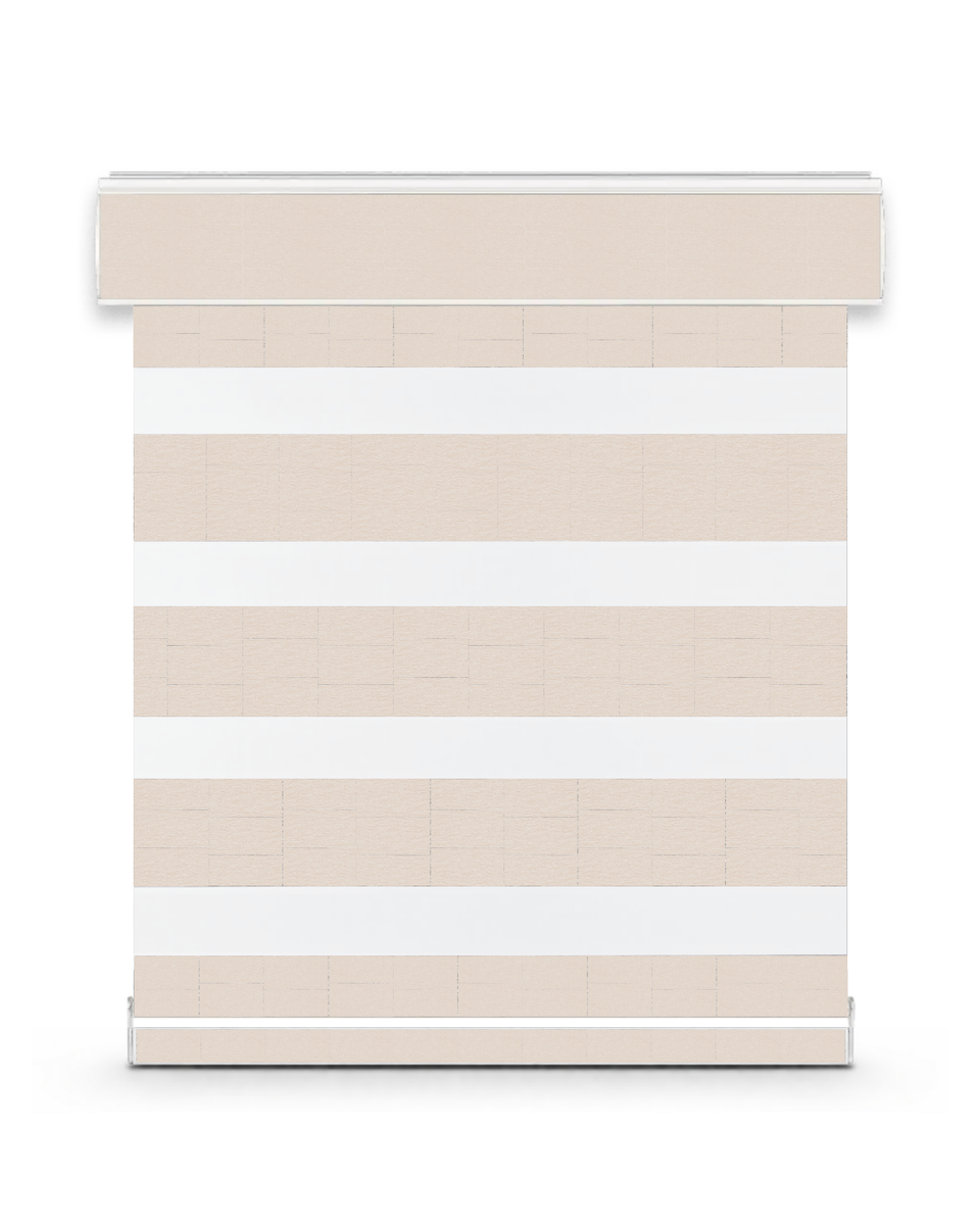 Velour room-darkening zebra shade