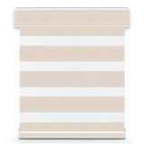 Velour room-darkening zebra shade