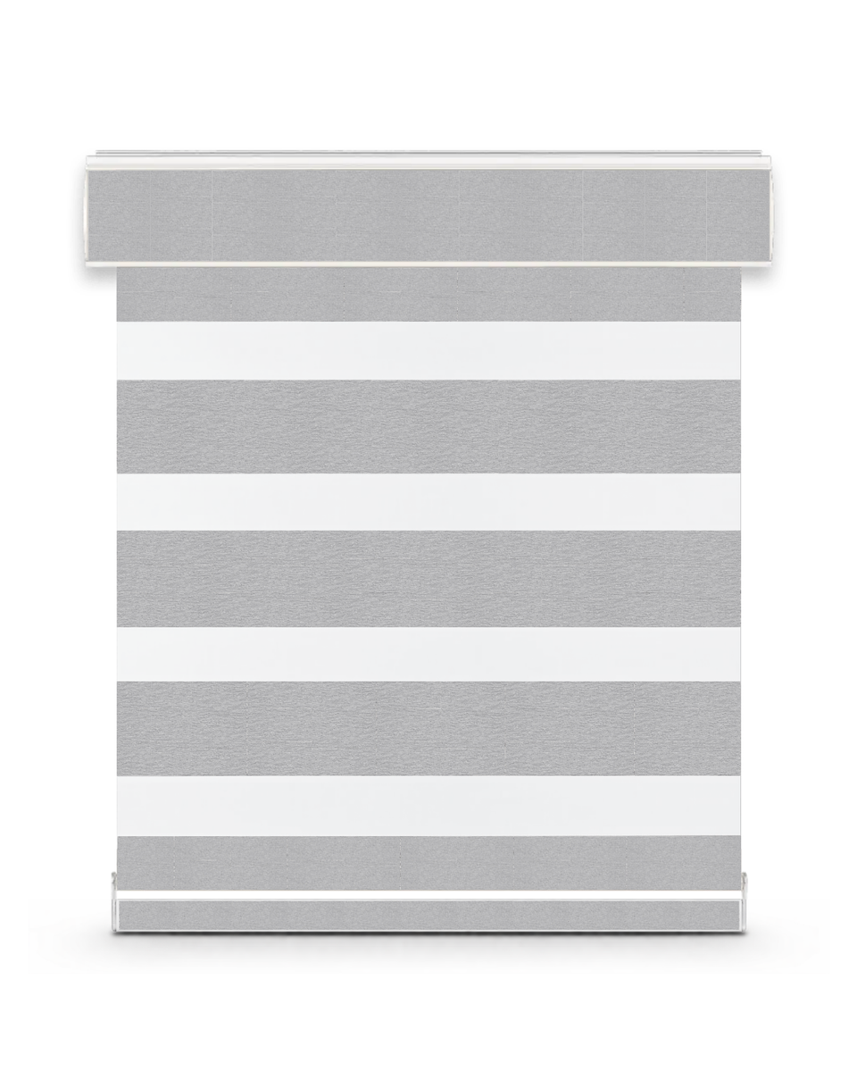 Velour room-darkening zebra shade