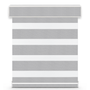 Velour room-darkening zebra shade
