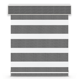 Velour room-darkening zebra shade