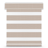 Velour room-darkening zebra shade