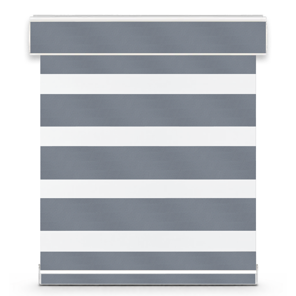 DL20025 Chevron zebra blind – mist