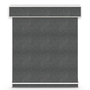 Solar Block Solace blackout roller blind – charcoal