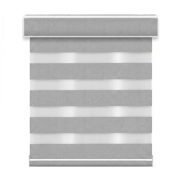 Chevron Zebra Shade DL20025 silver - DS-TR-DL20025-0002