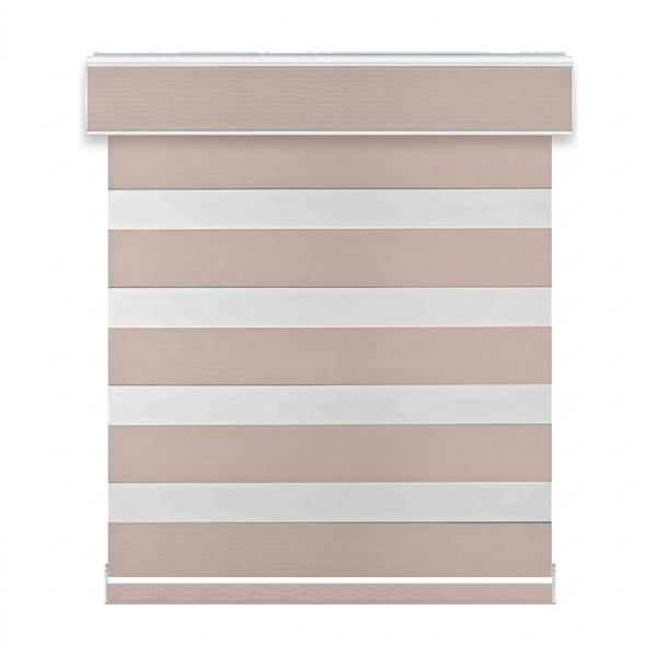 Velour Room-Darkening Zebra Shade DL20205 cappuccino - DS-RD-DL202050003