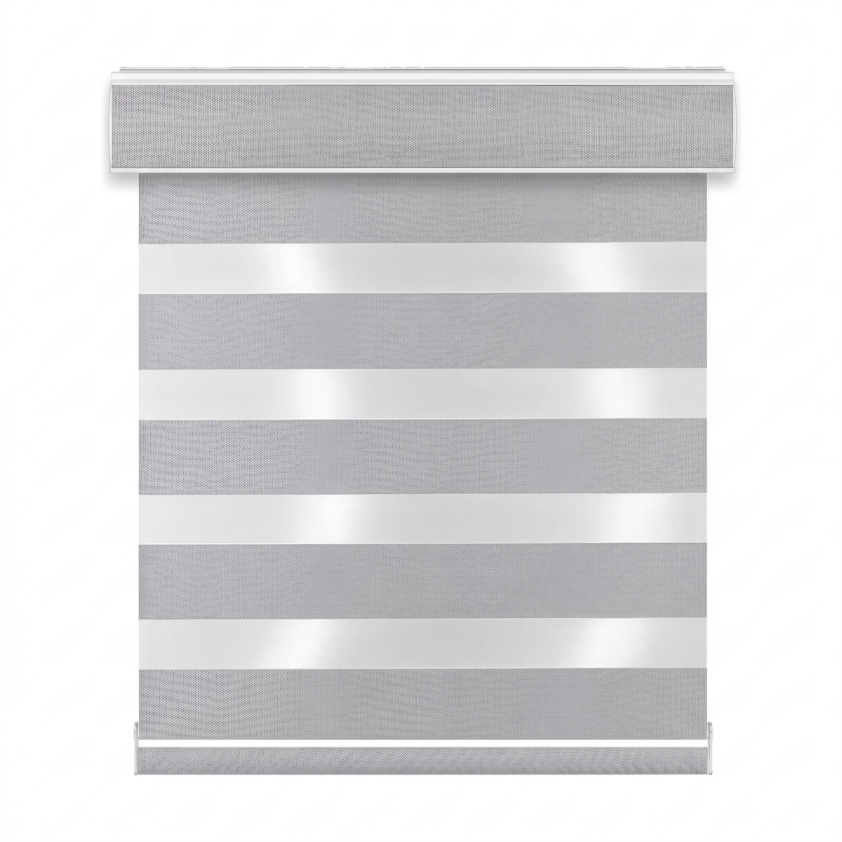 Velour Room-Darkening Zebra Shade DL20205 steel - DS-RD-DL202050092