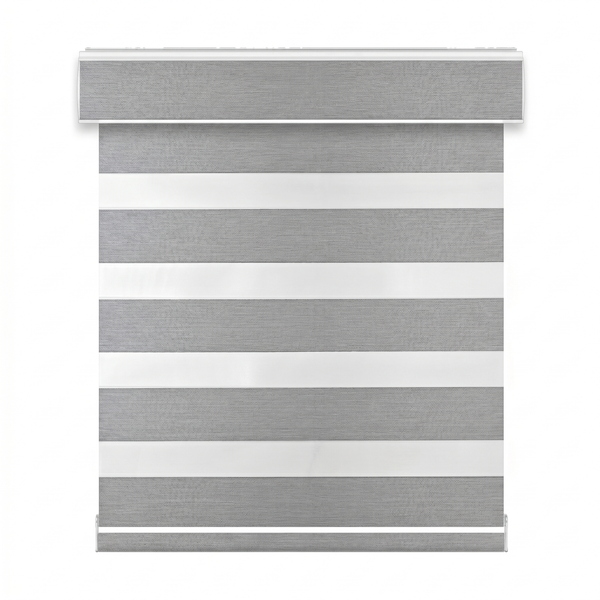 Eclipse Room-Darkening Zebra Shade DL22033 silver - DS-RD-DL22033-0001