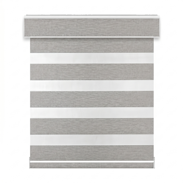 Eclipse Room-Darkening Zebra Shade DL22033 titanium - DS-RD-DL22033-0002